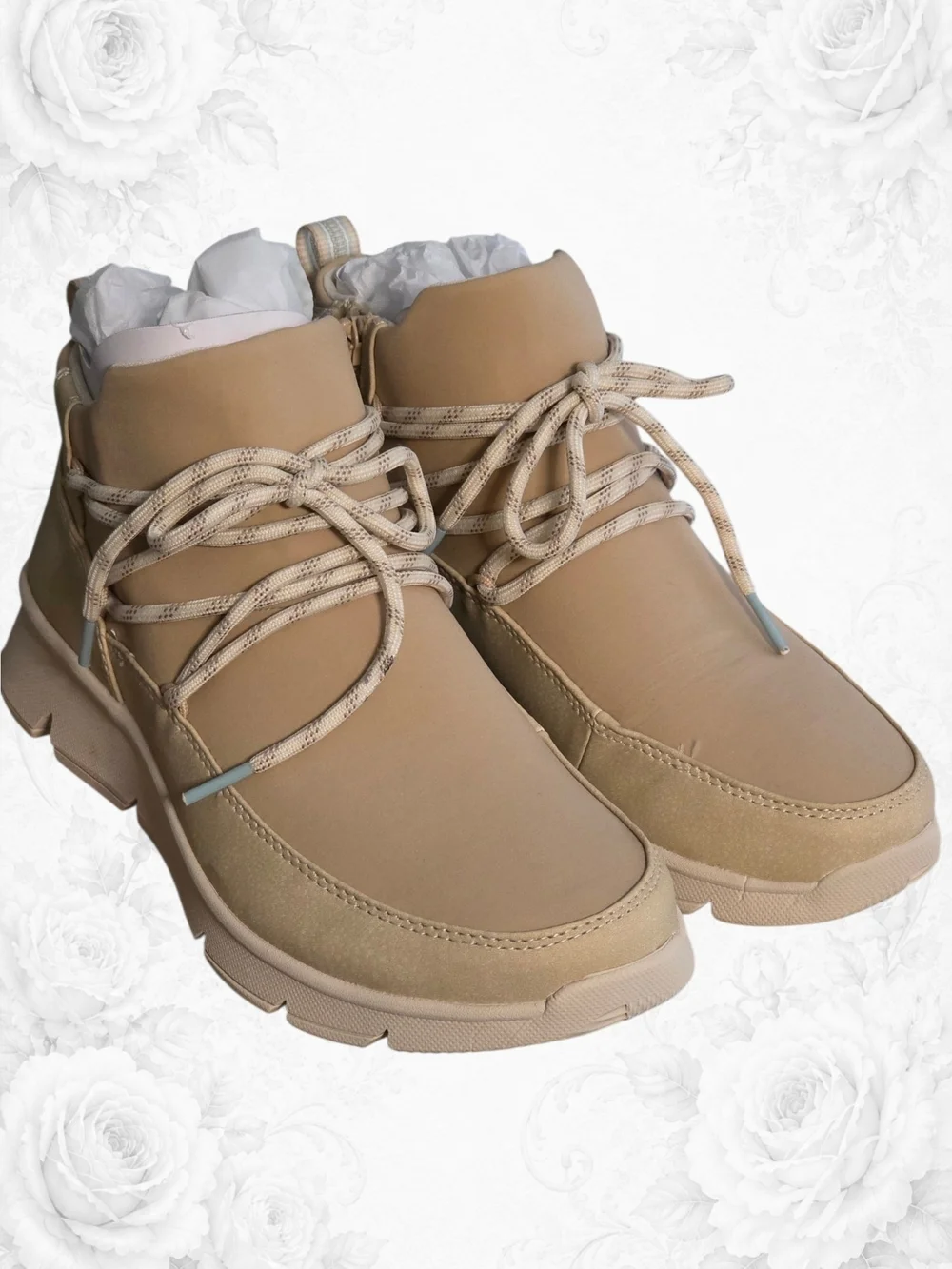 Wide Ryka Charisma RykäRepel Wide Waterproof Sneakers NWB 6.5W Latte